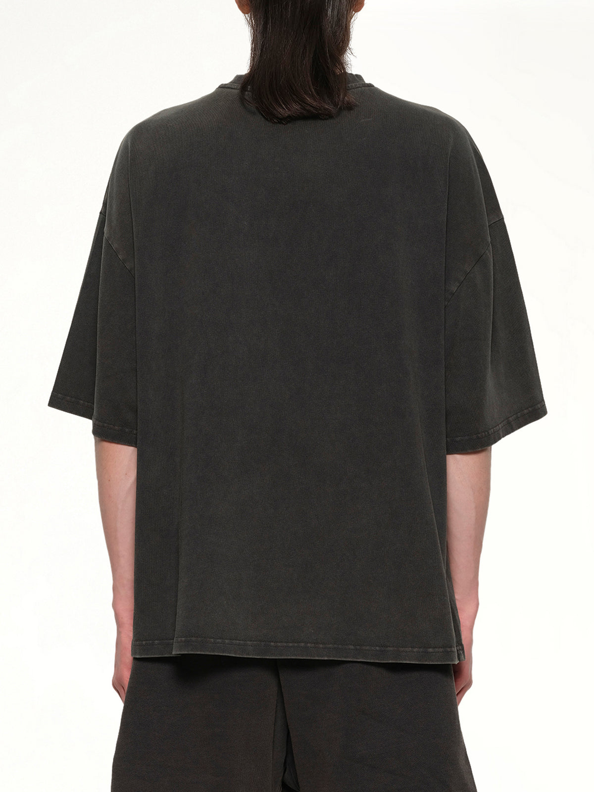 Heavy Boxy T-Shirt in Washed Black