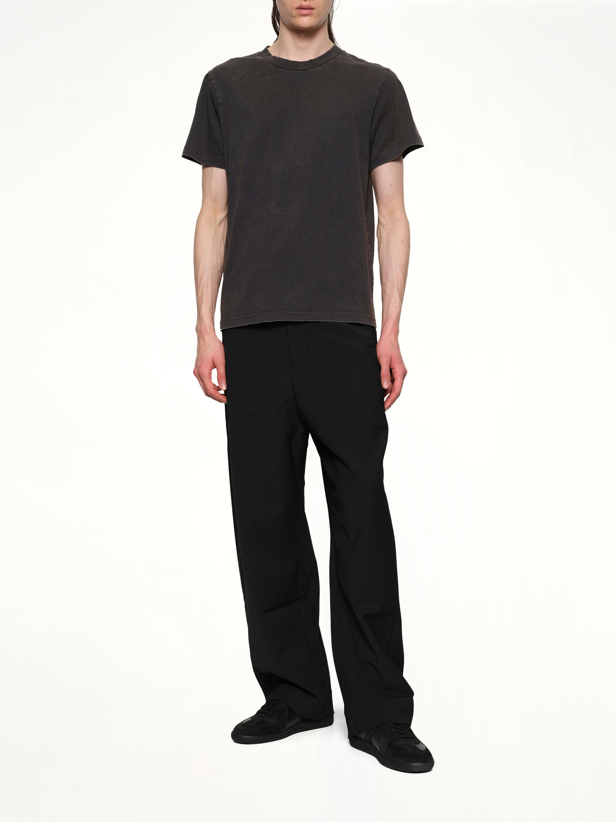 Standard T-Shirt in Washed Black