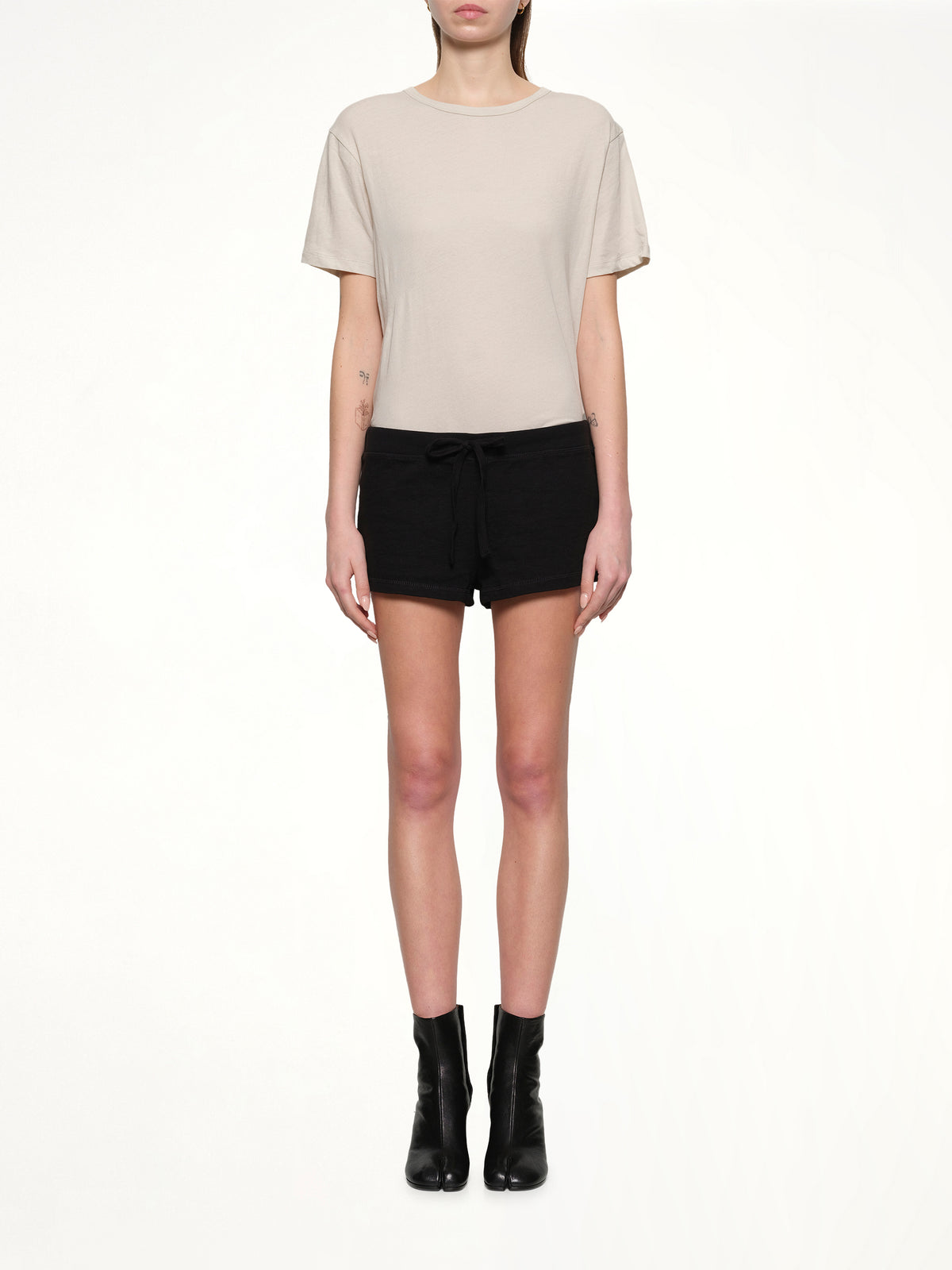 Lightweight Micro Shorts in Black