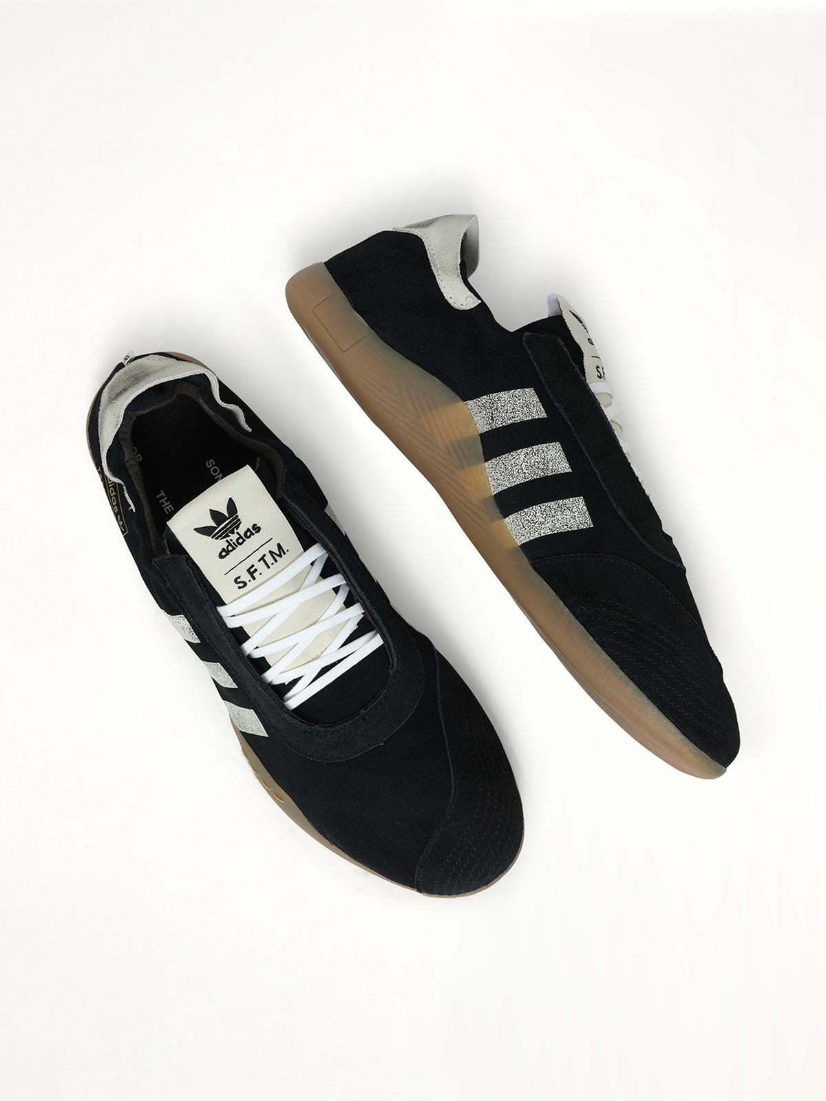 SFTM Taekwondo Sneaker in Black Top View | SONG FOR THE MUTE