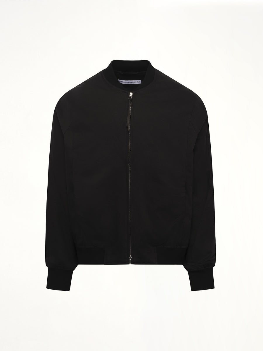 Shirring Bomber in Black