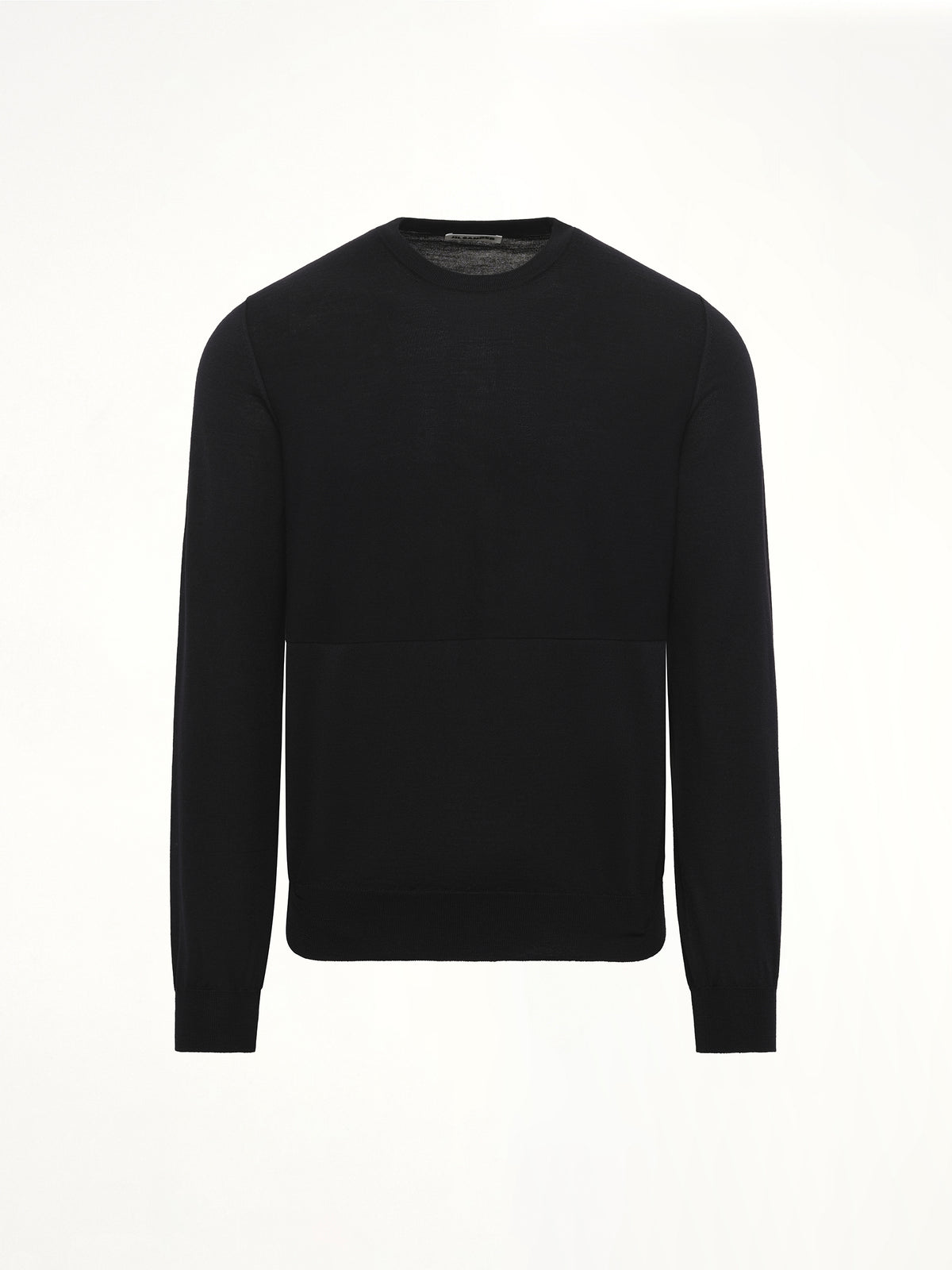 Superfine Merino Wool Sweater in Black