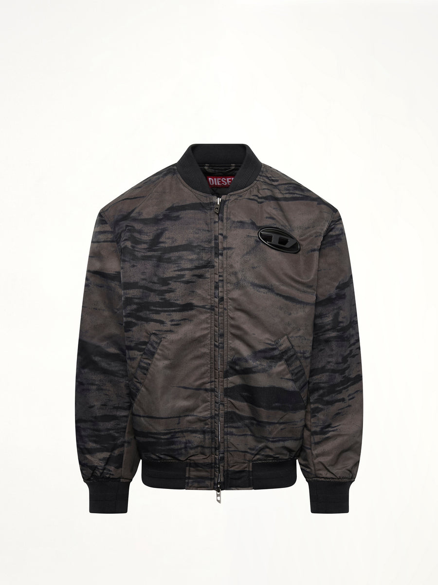 J-KEPES-DLBZ Jacket in Black/Dark Grey