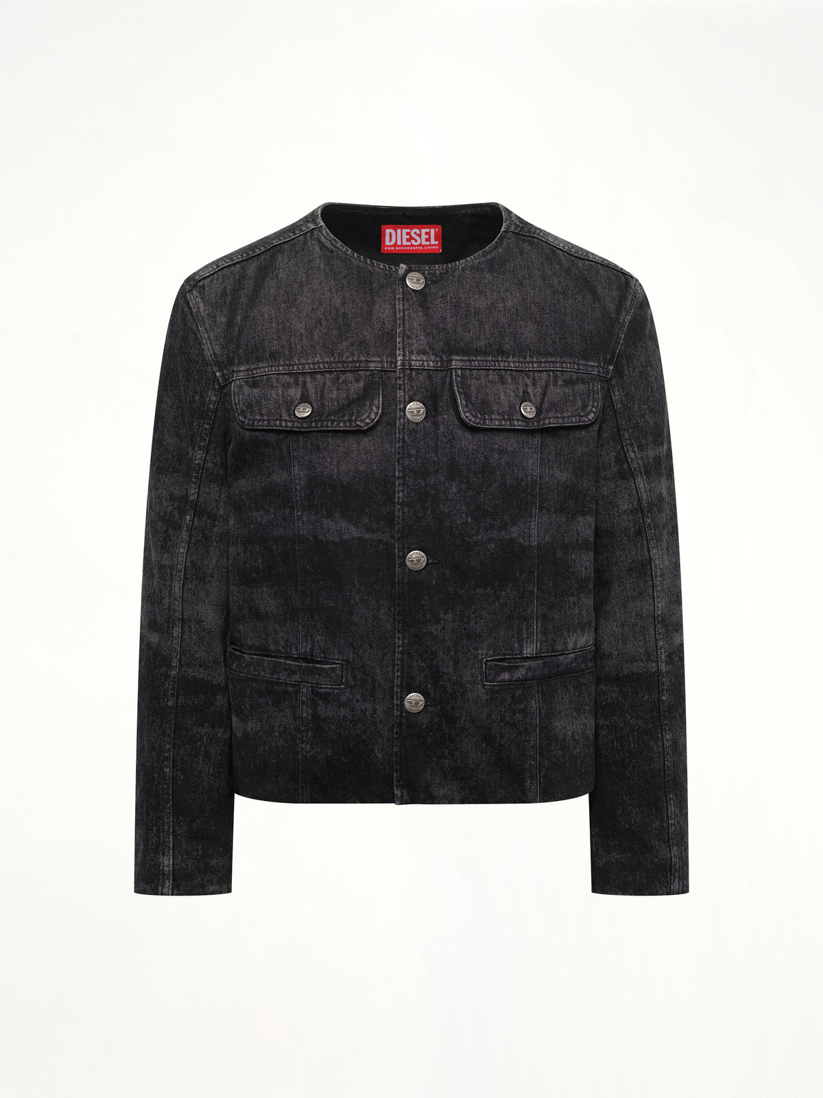 D-ABERDEEN-FSH2 Runway Jacket in Black