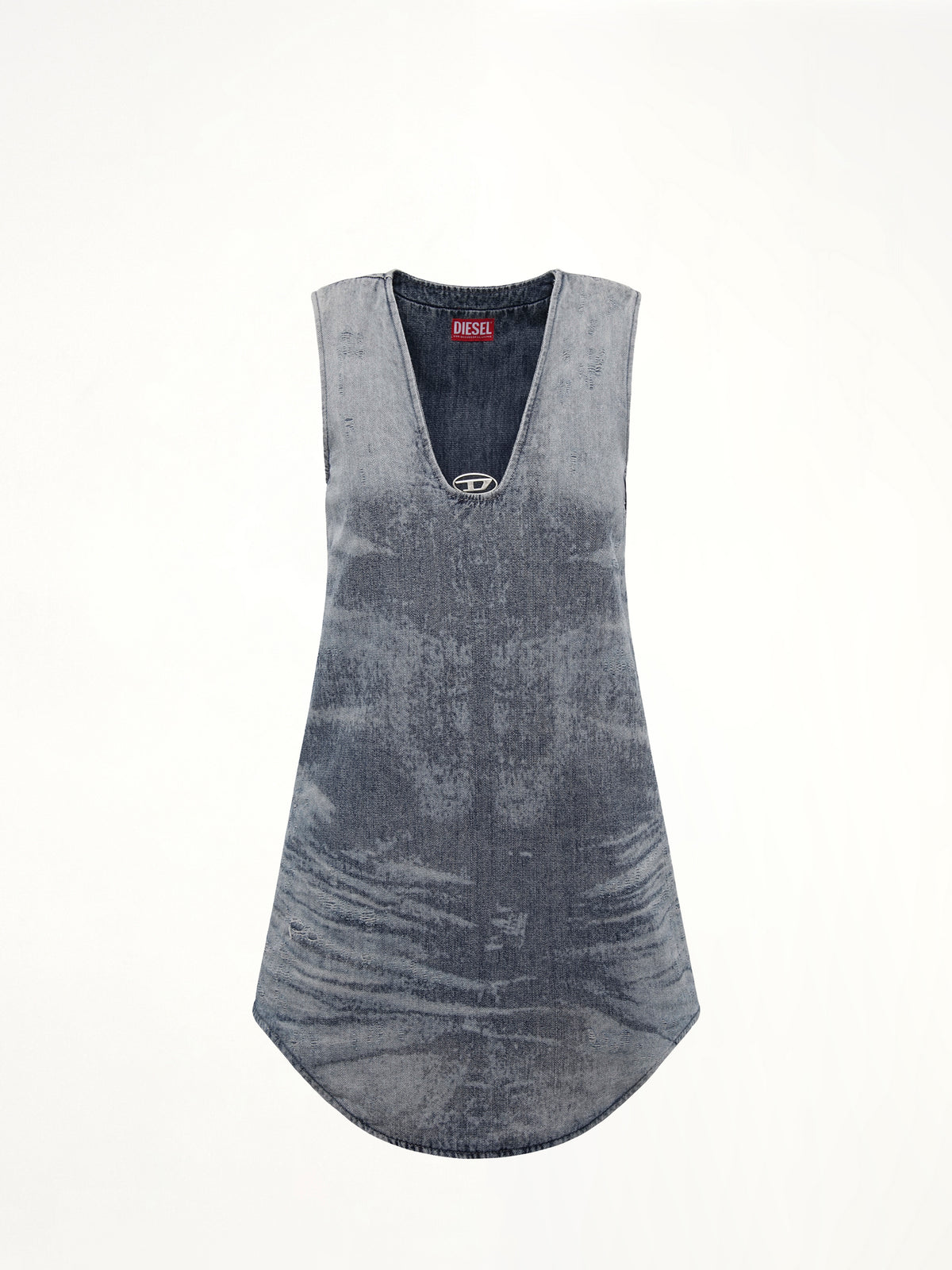DE-LARIS-DRESS-FSH in Blue
