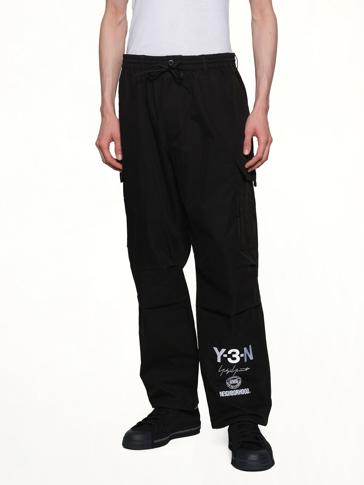 Y-3 X NBHD Cargo Pants in Black
