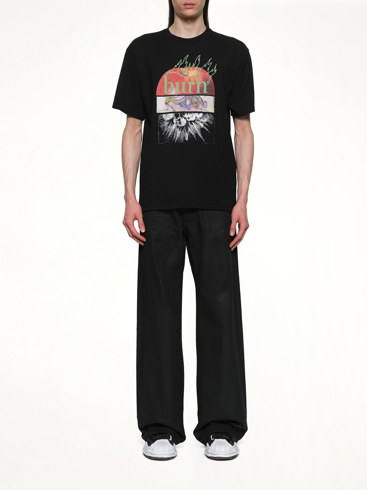 Burn T-Shirt in Black