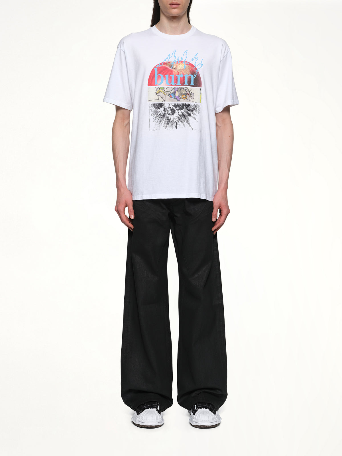 Burn T-Shirt in White