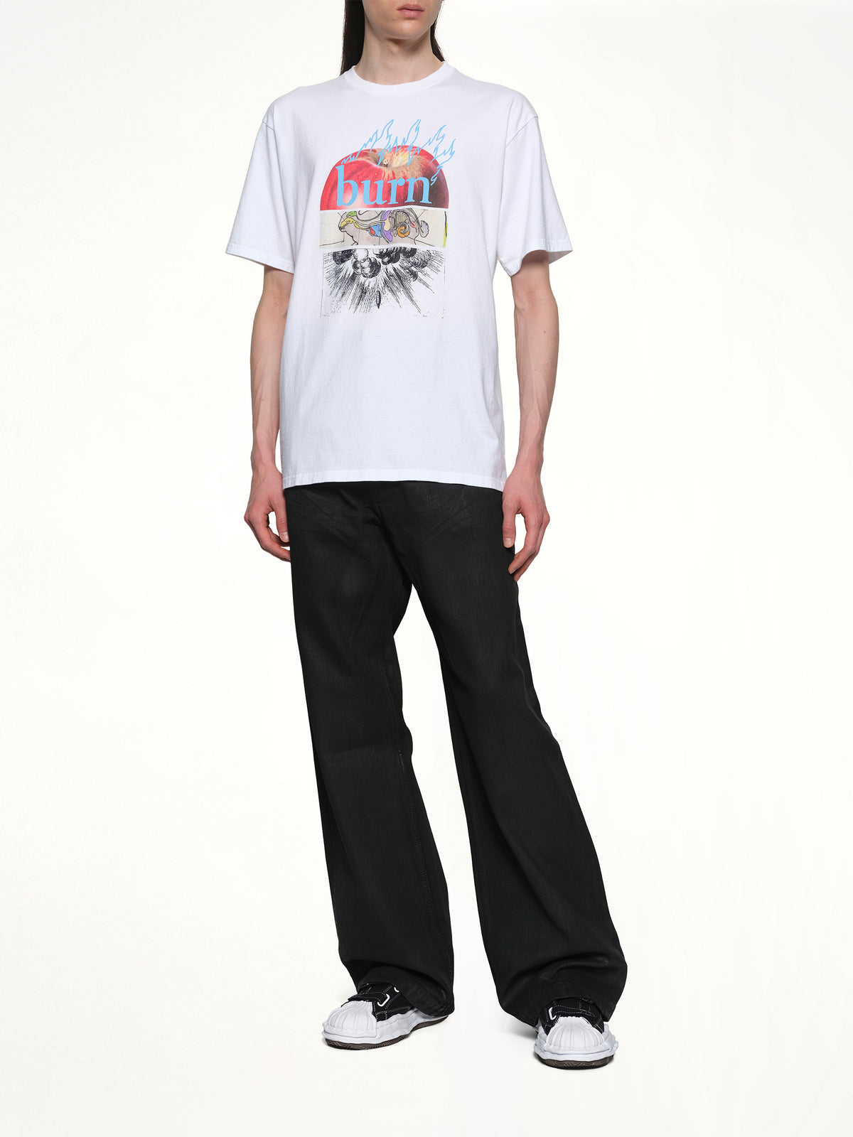Burn T-Shirt in White