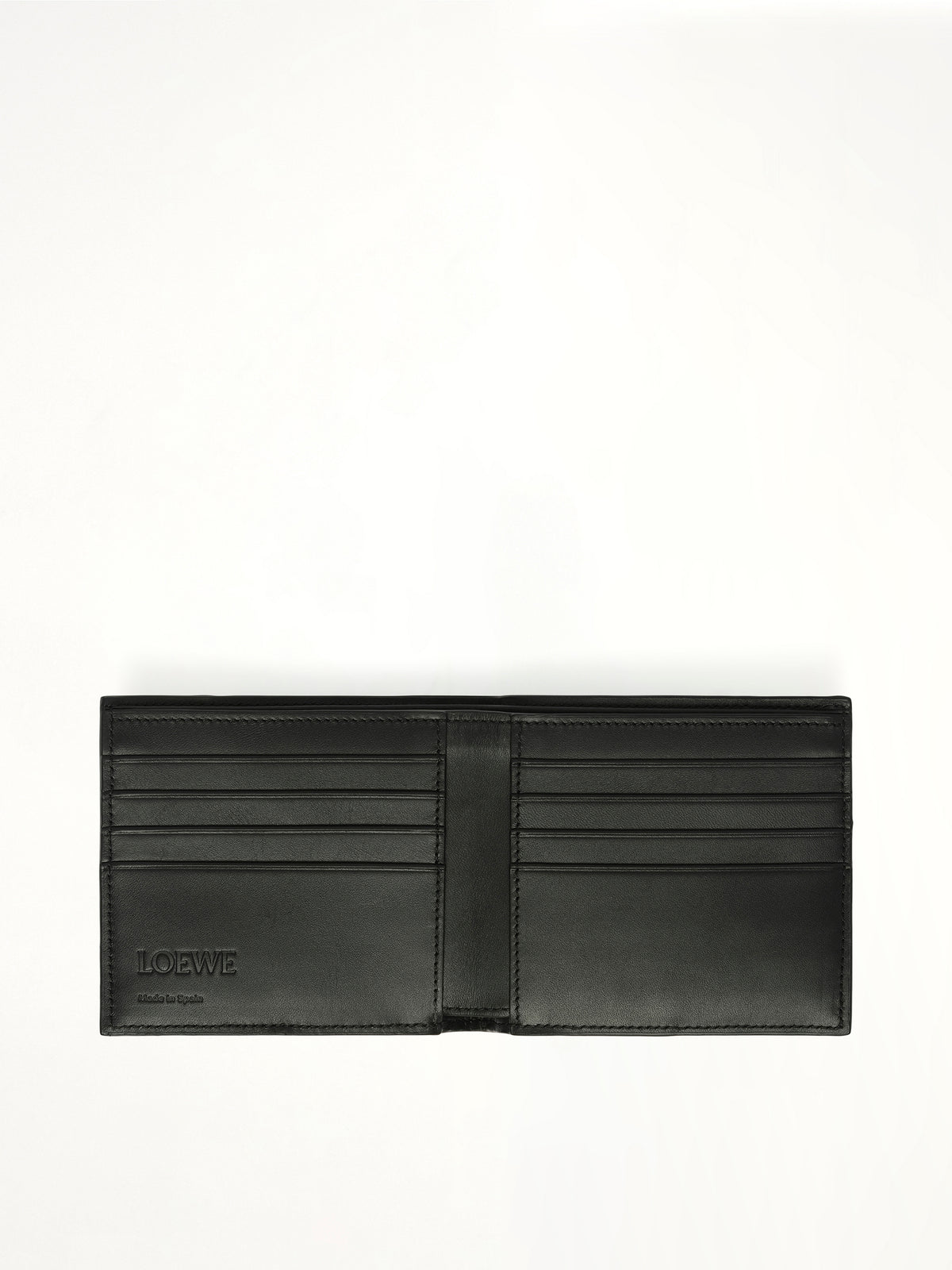 Puzzle Edge Bifold Wallet in Black