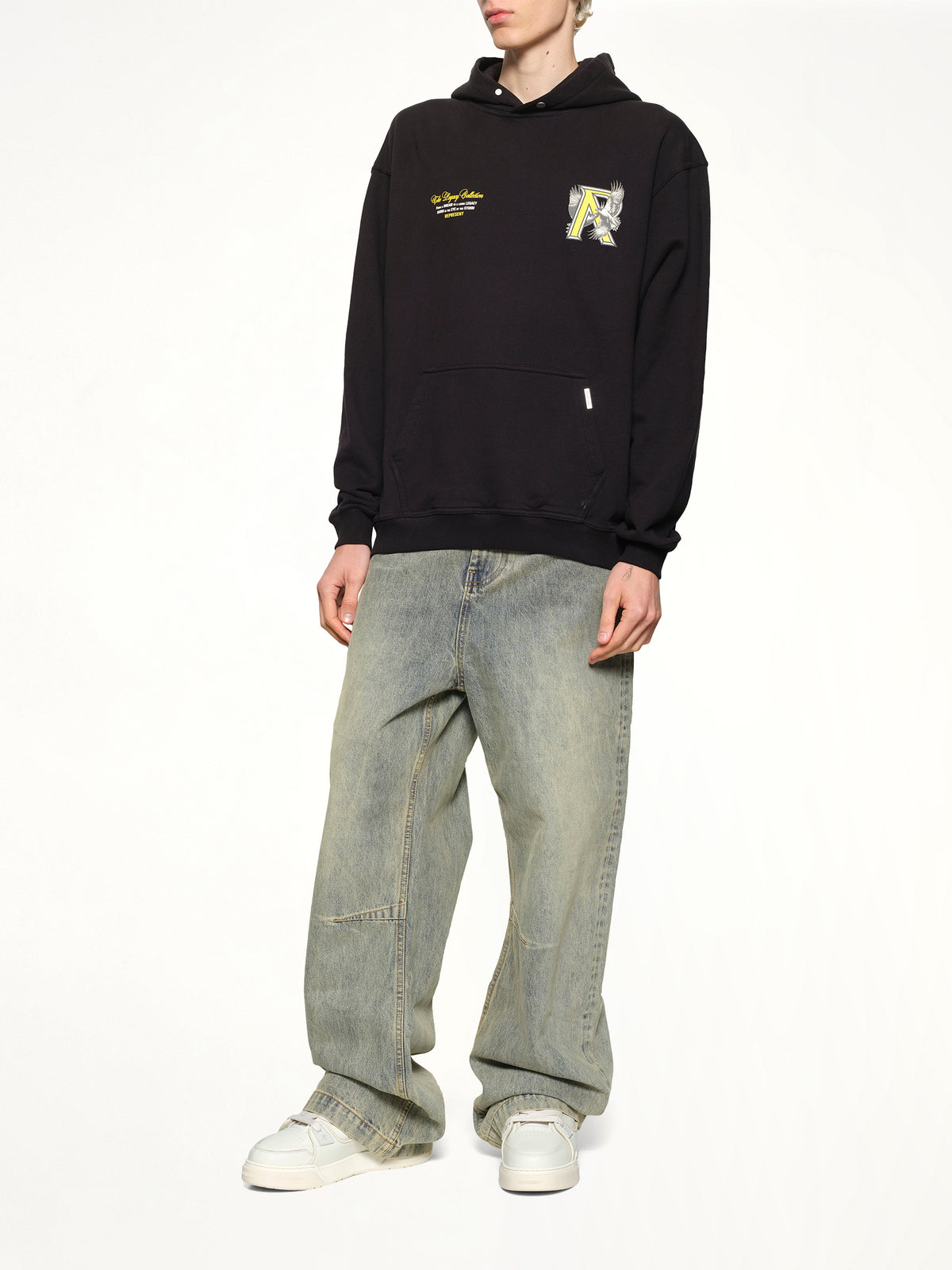 Legacy Falcon Hoodie in Jet Black