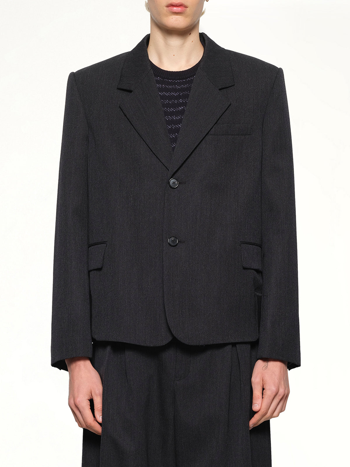 Wool Jacket in Grey