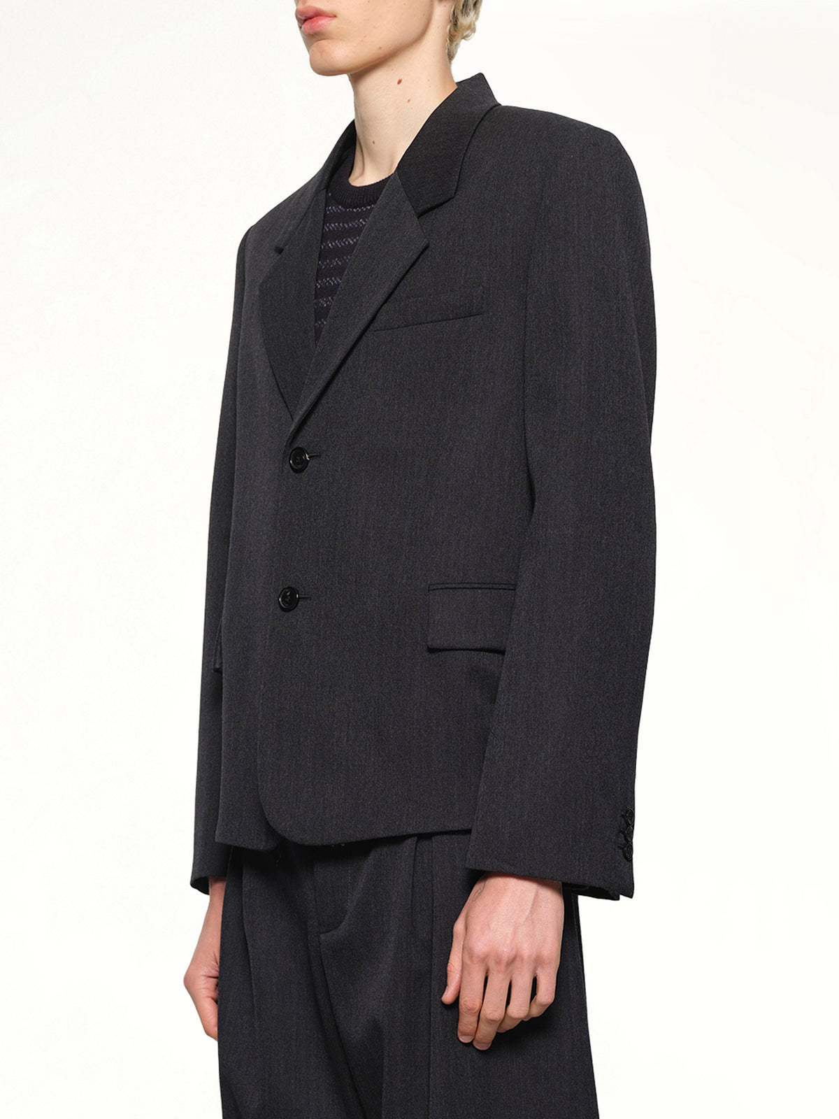 Wool Jacket in Grey