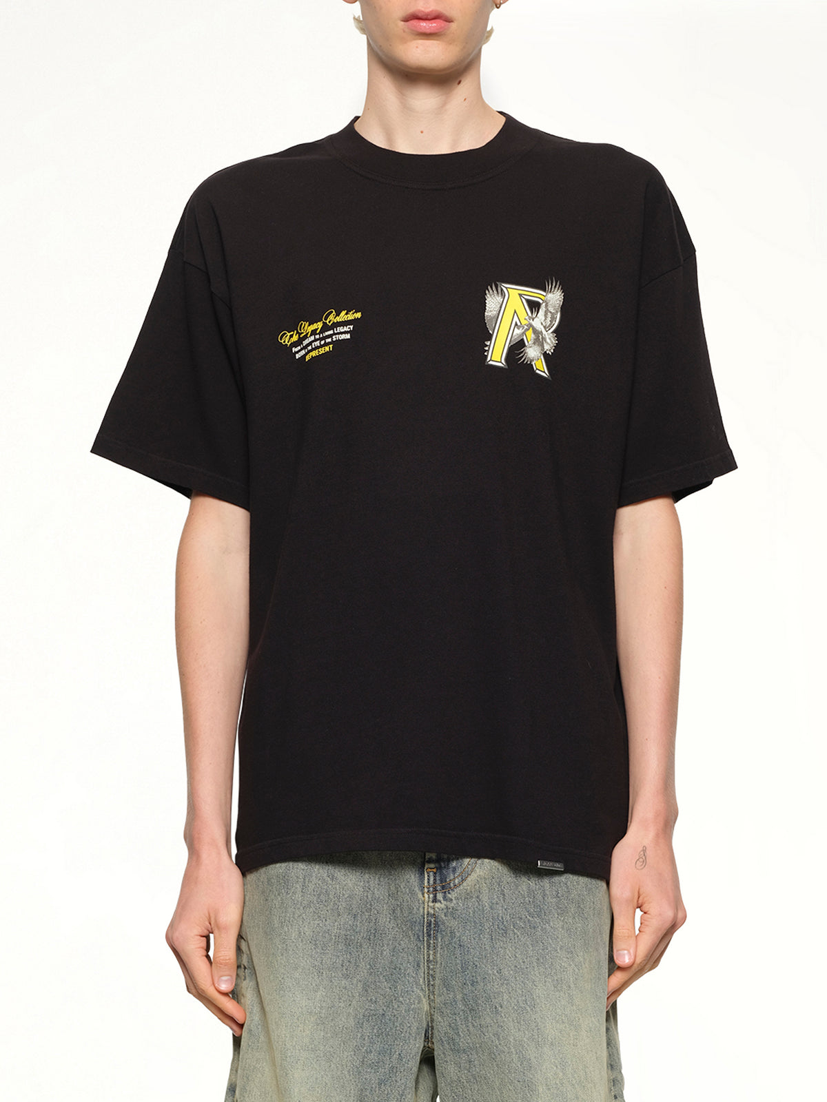 Legacy Falcon T-Shirt in Jet Black