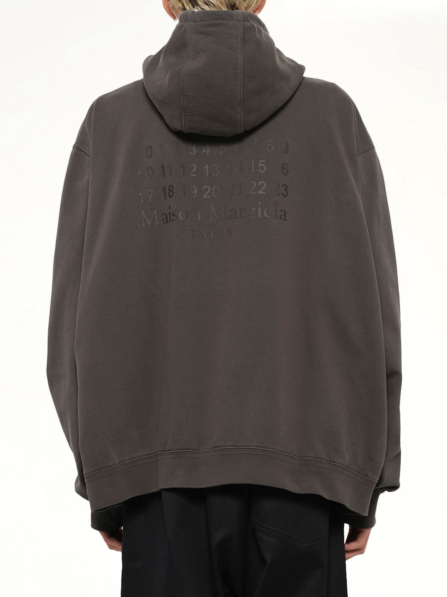 Zip Hoodie in Mink