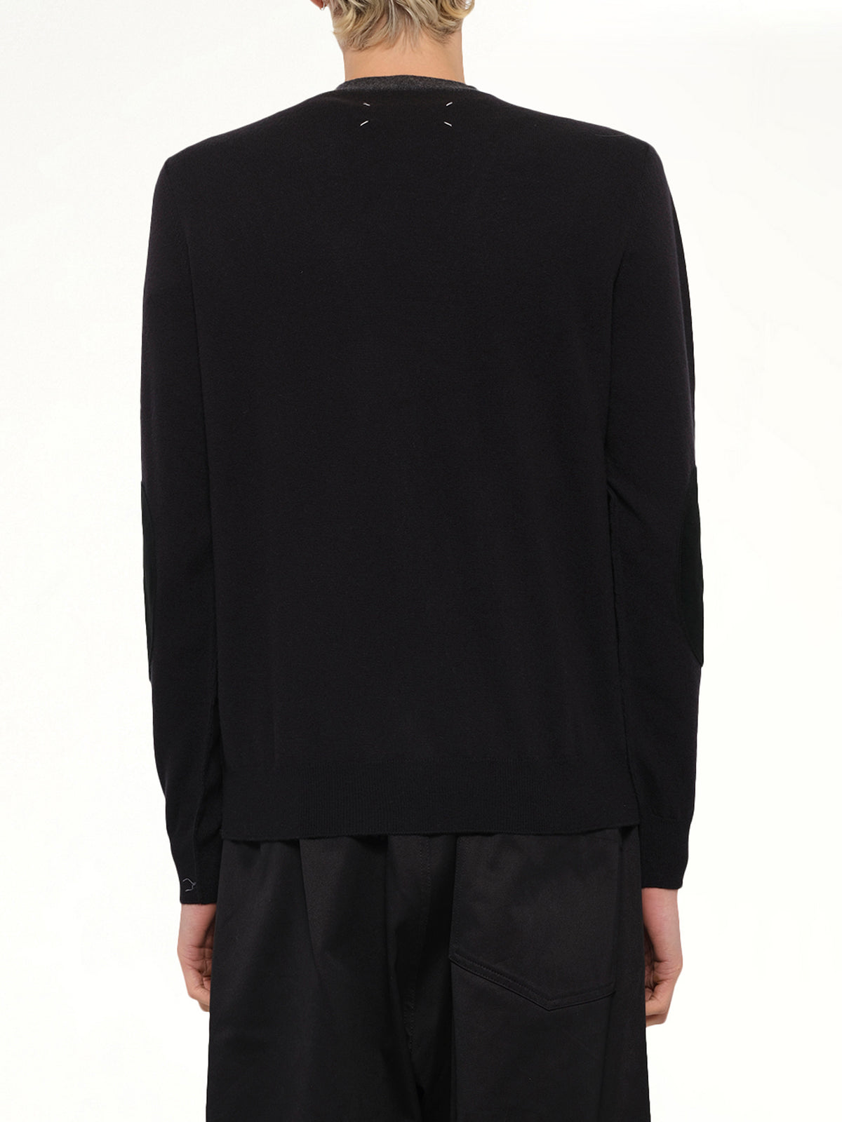 Two-Tone Cardigan in Grey/Black