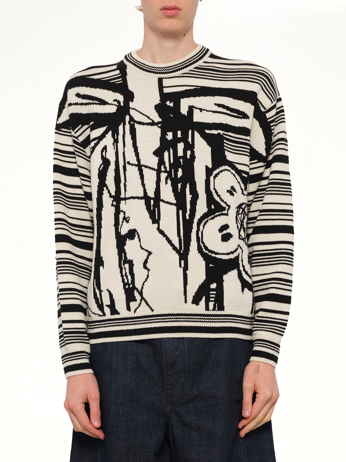 Kenzo x Futura 2000 Sweater in Off White