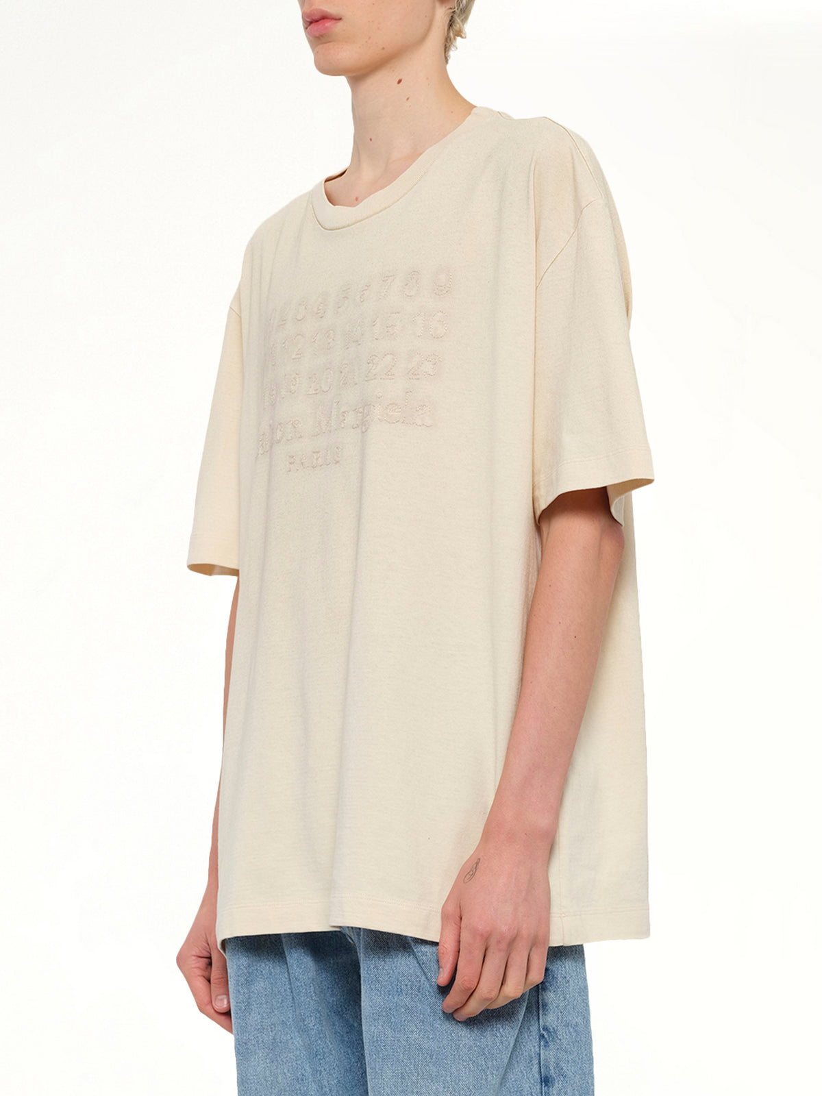 Memory of Logo T-Shirt in Natural