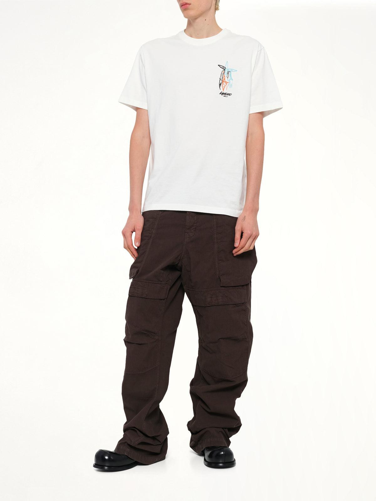 Kenzo x Futura 2000 T-Shirt in Off White