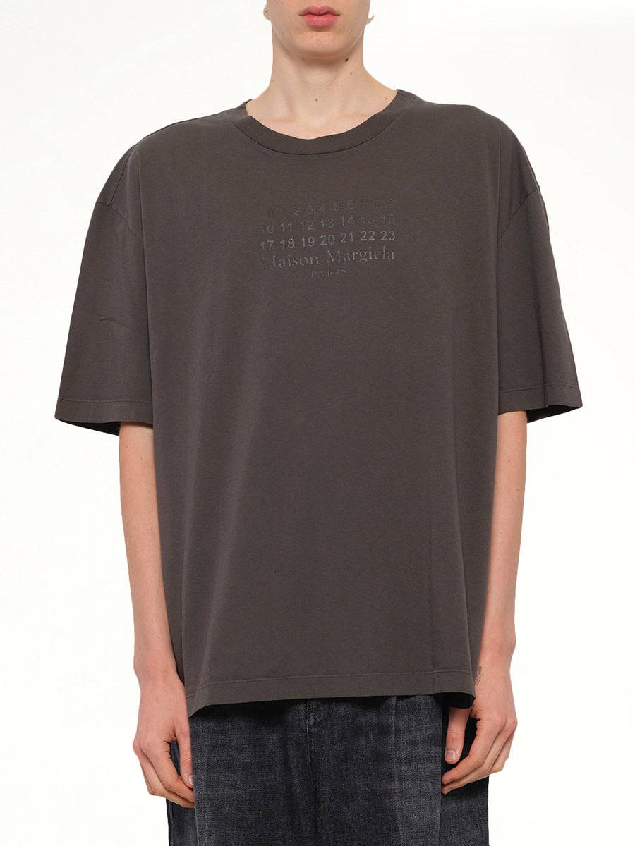 Maison Margiela Logo T-Shirt in Mink