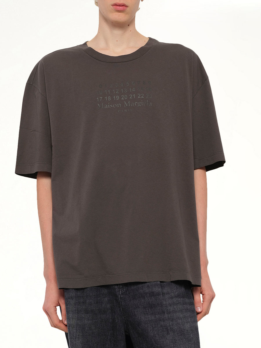 Maison Margiela Logo T-Shirt in Mink