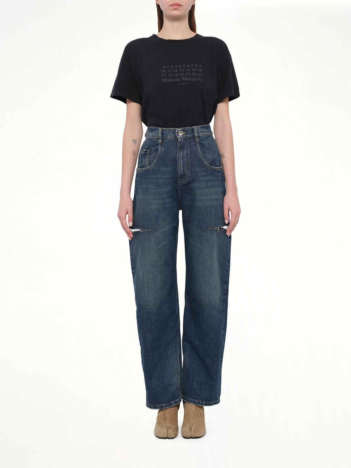 Slash Denim Jeans in Washed Indigo
