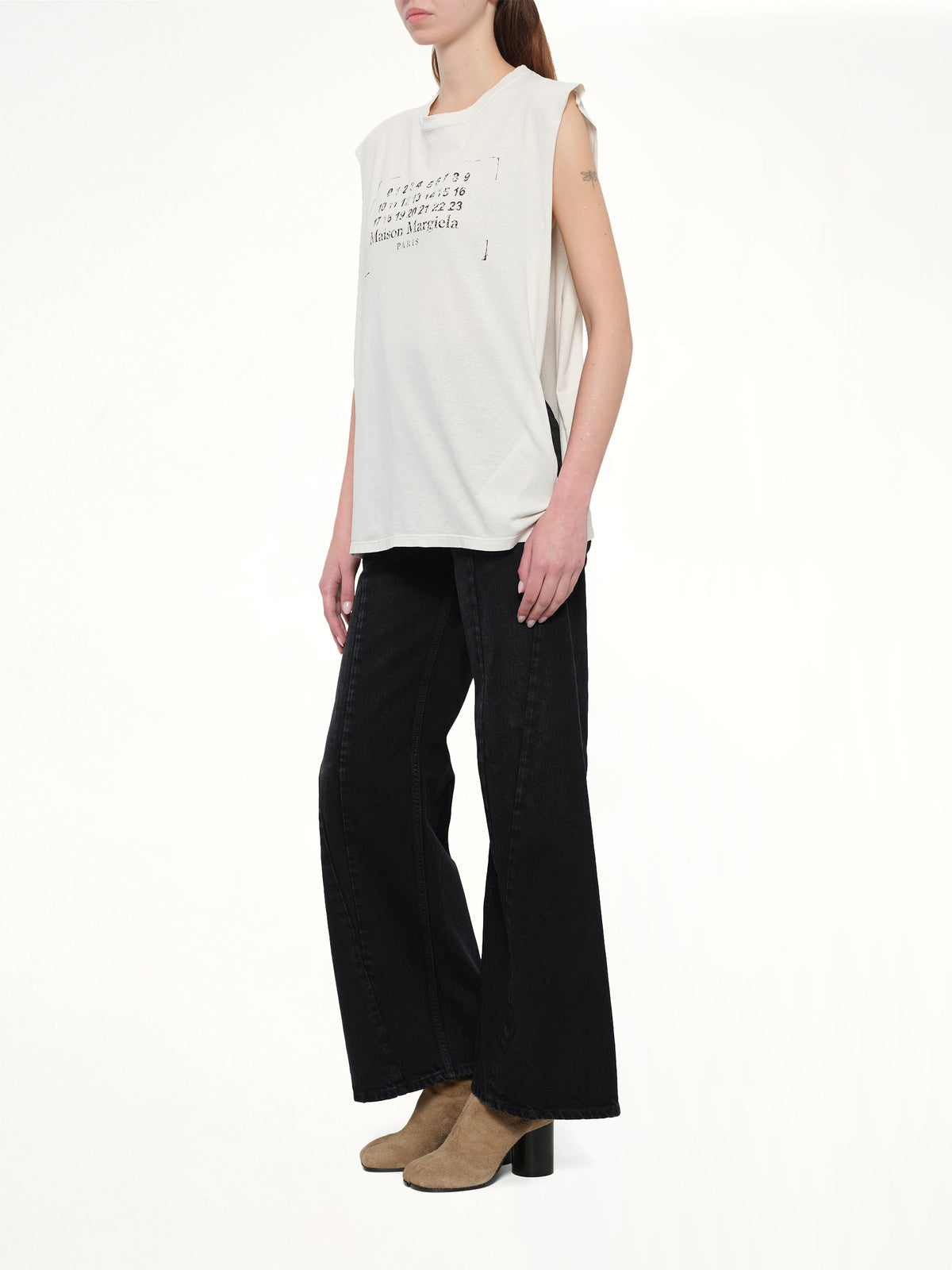 Logo Tank Top in Butter