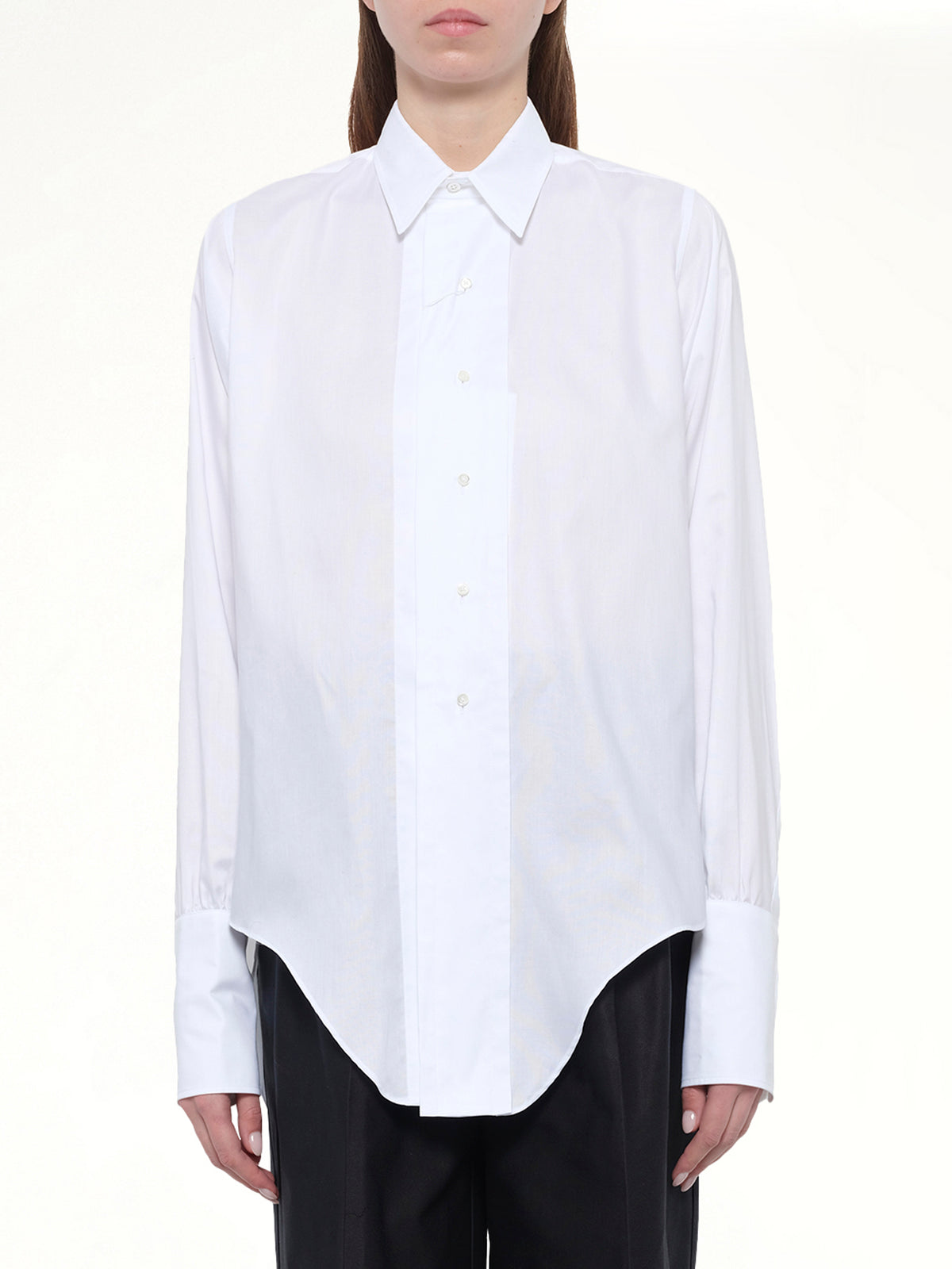 Long-sleeved Shirt in White