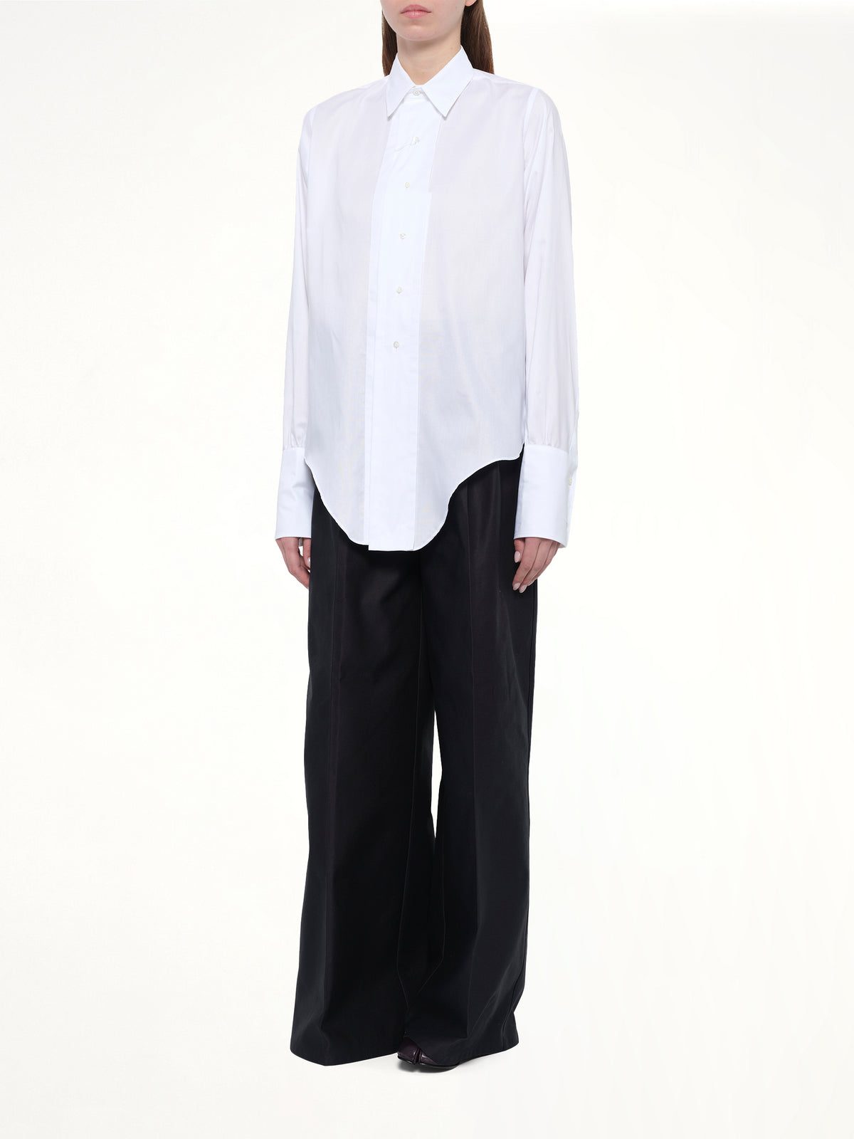 Long-sleeved Shirt in White