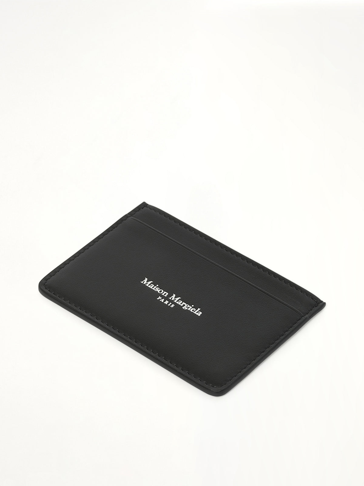 Maison Margiela Cardholder Slim in Black/Silver
