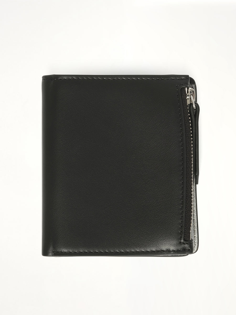 Maison Margiela Flip Wallet in Black/Silver