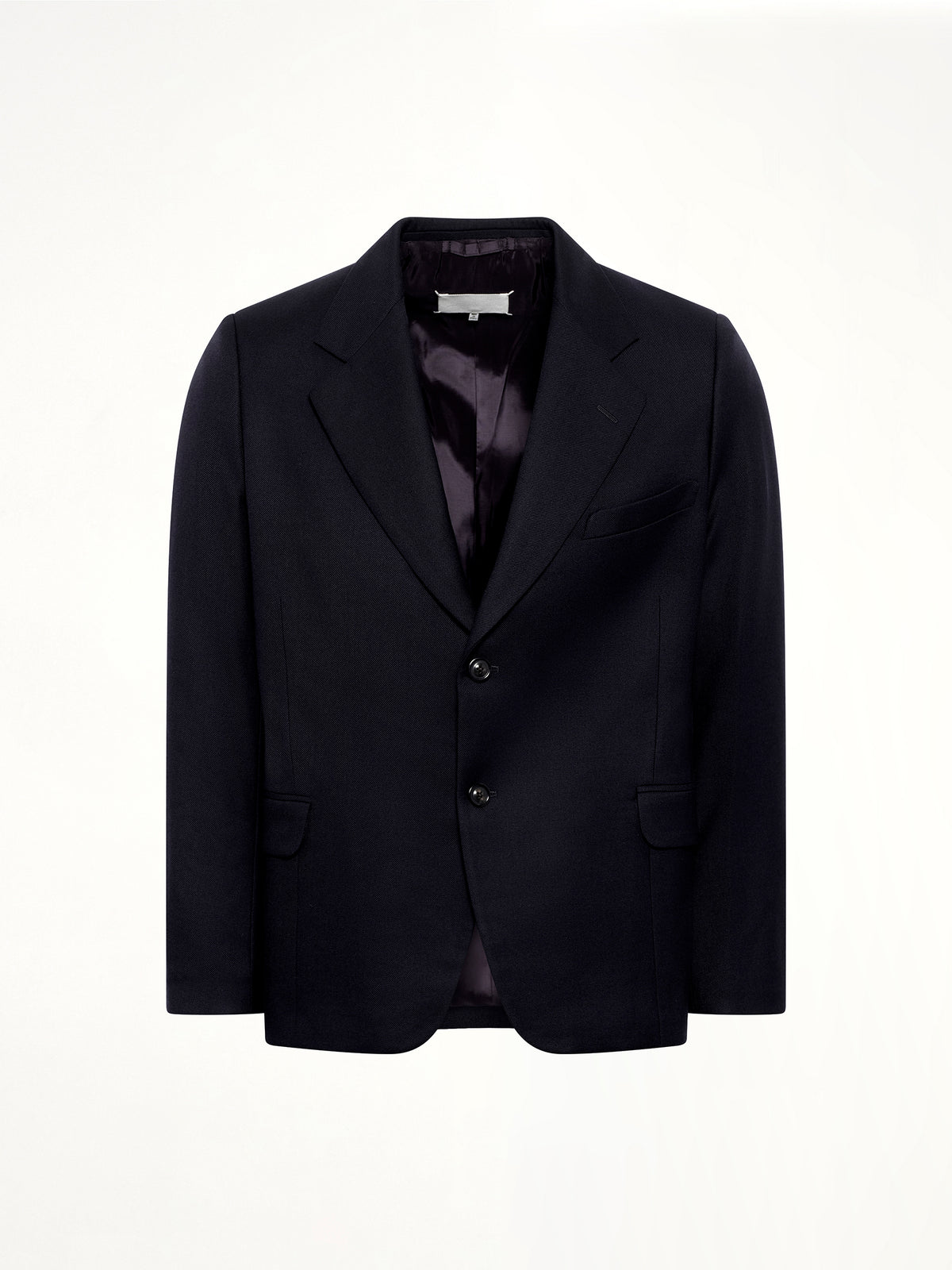 Virgin Wool Blazer in Blue