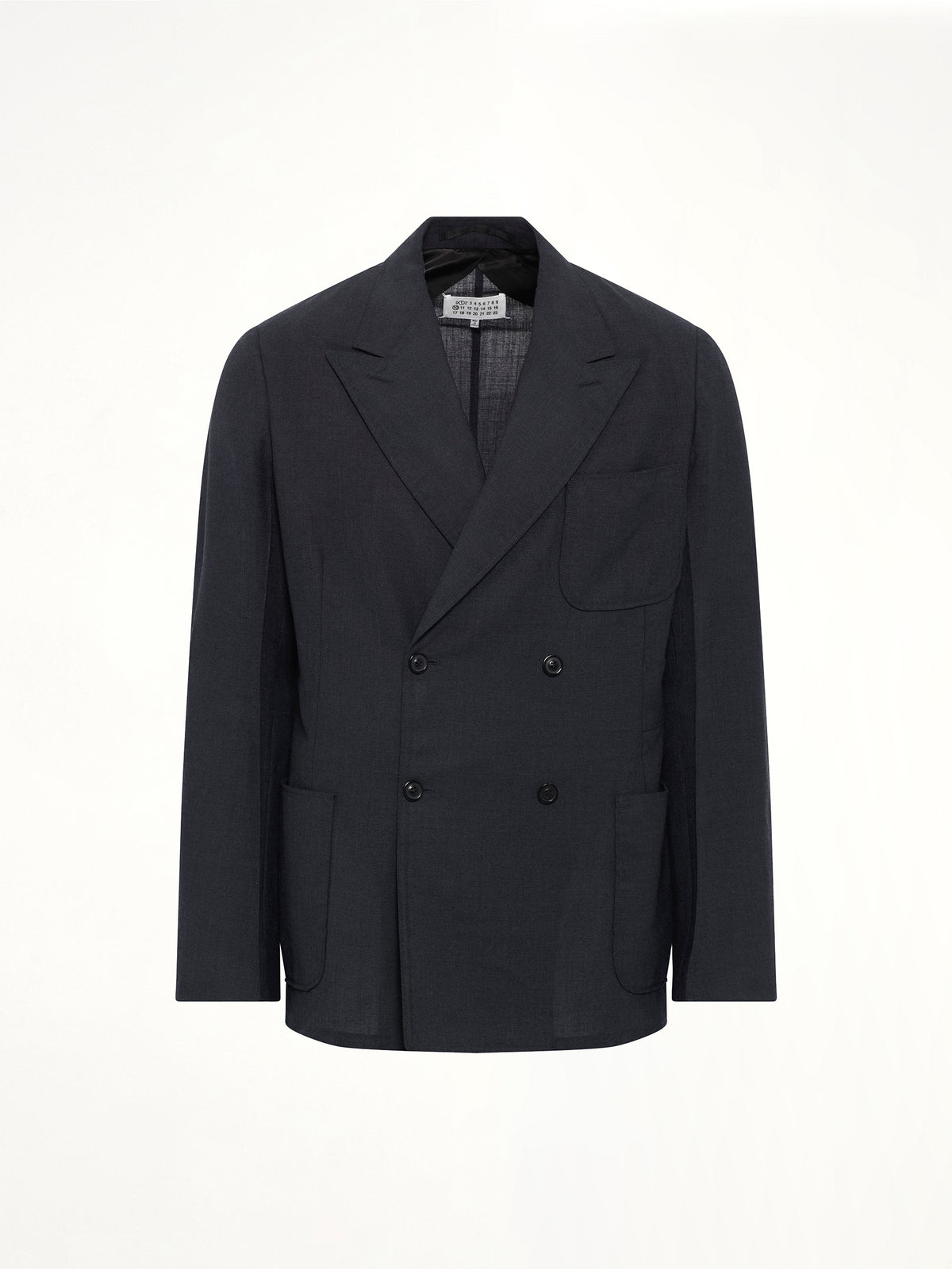 Wool Jacket in Dark Blue