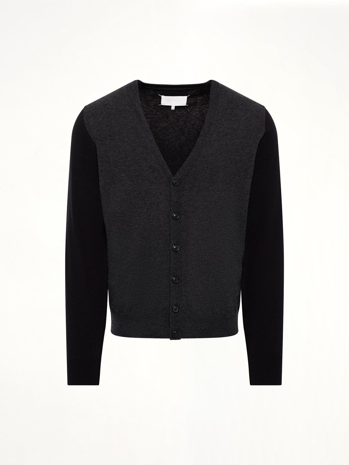 Two-Tone Cardigan in Grey/Black