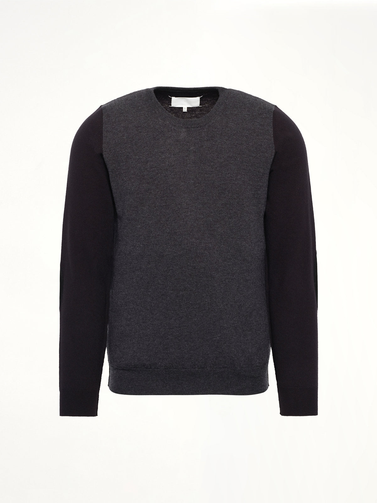 Two-Tone Sweater in Grey/Black
