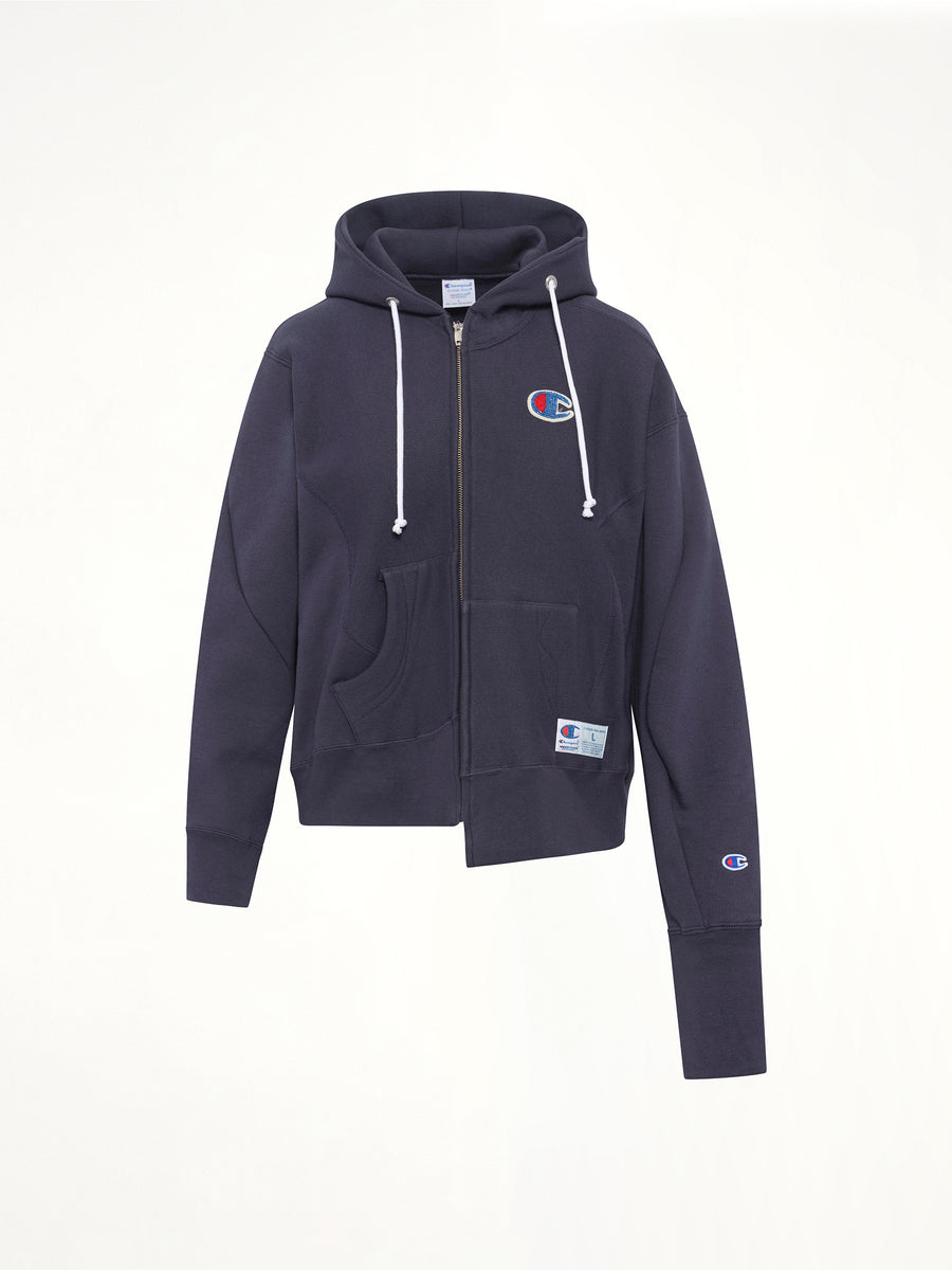 Undercover X Champion Zip Hoodie in Navy