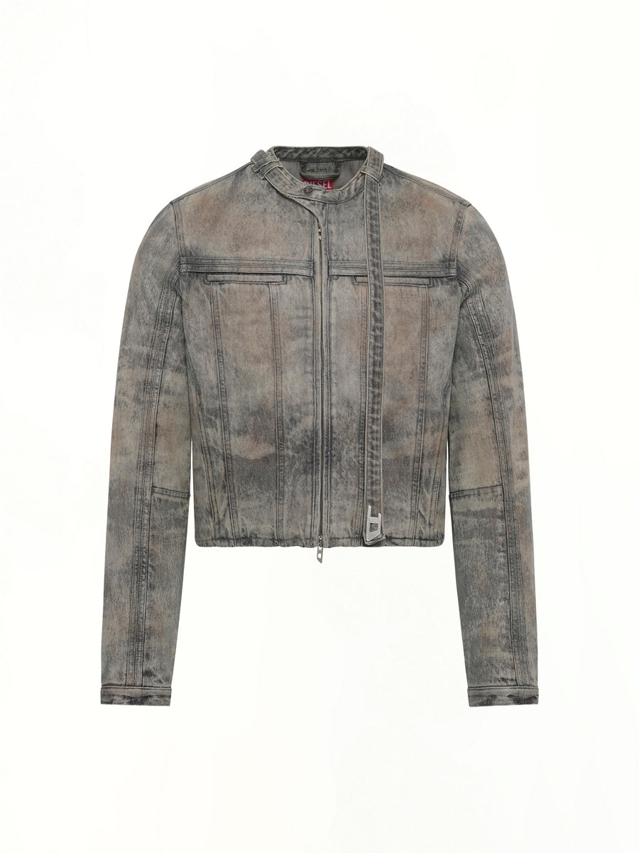 D-VULMAR-FSI Denim Jacket in Dirty Wash