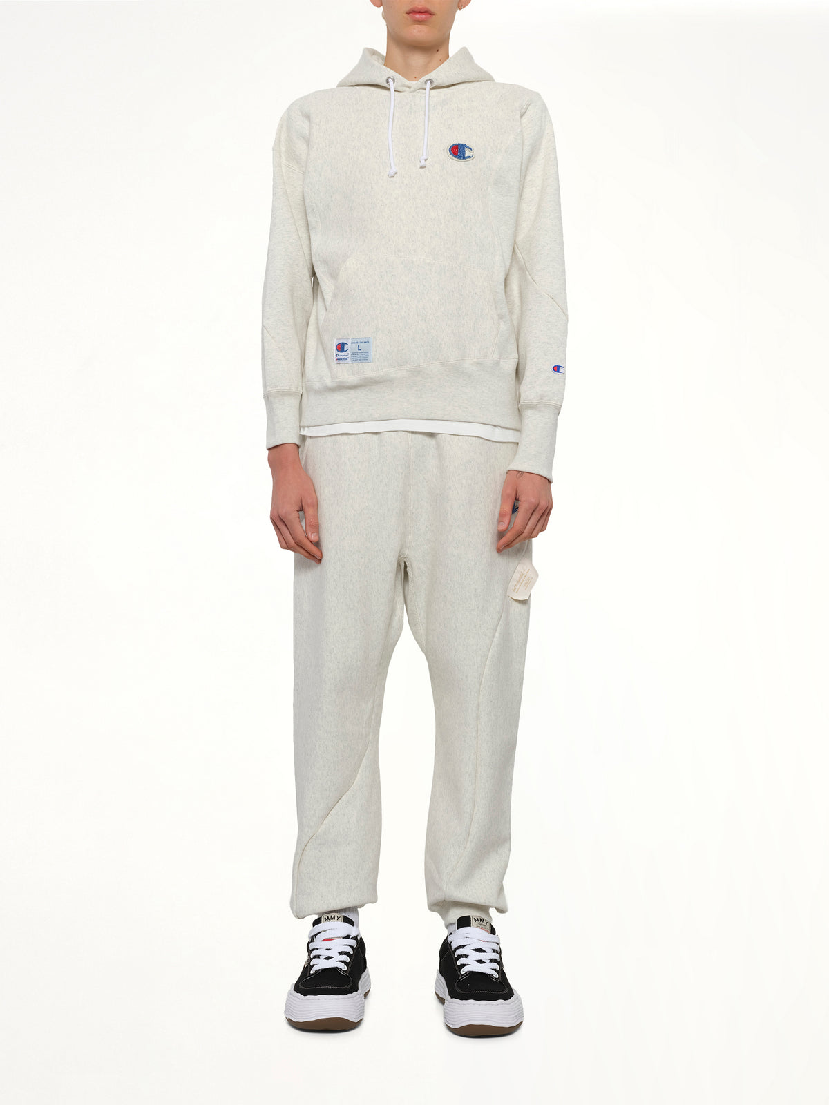 Undercover X Champion Hoodie in Oatmeal