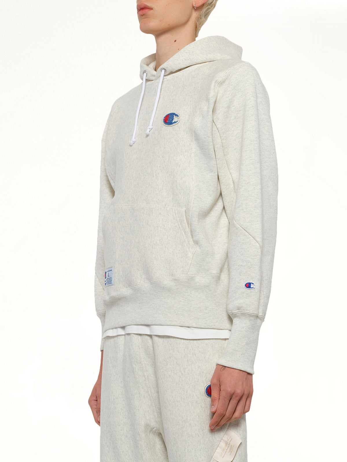 Undercover X Champion Hoodie in Oatmeal