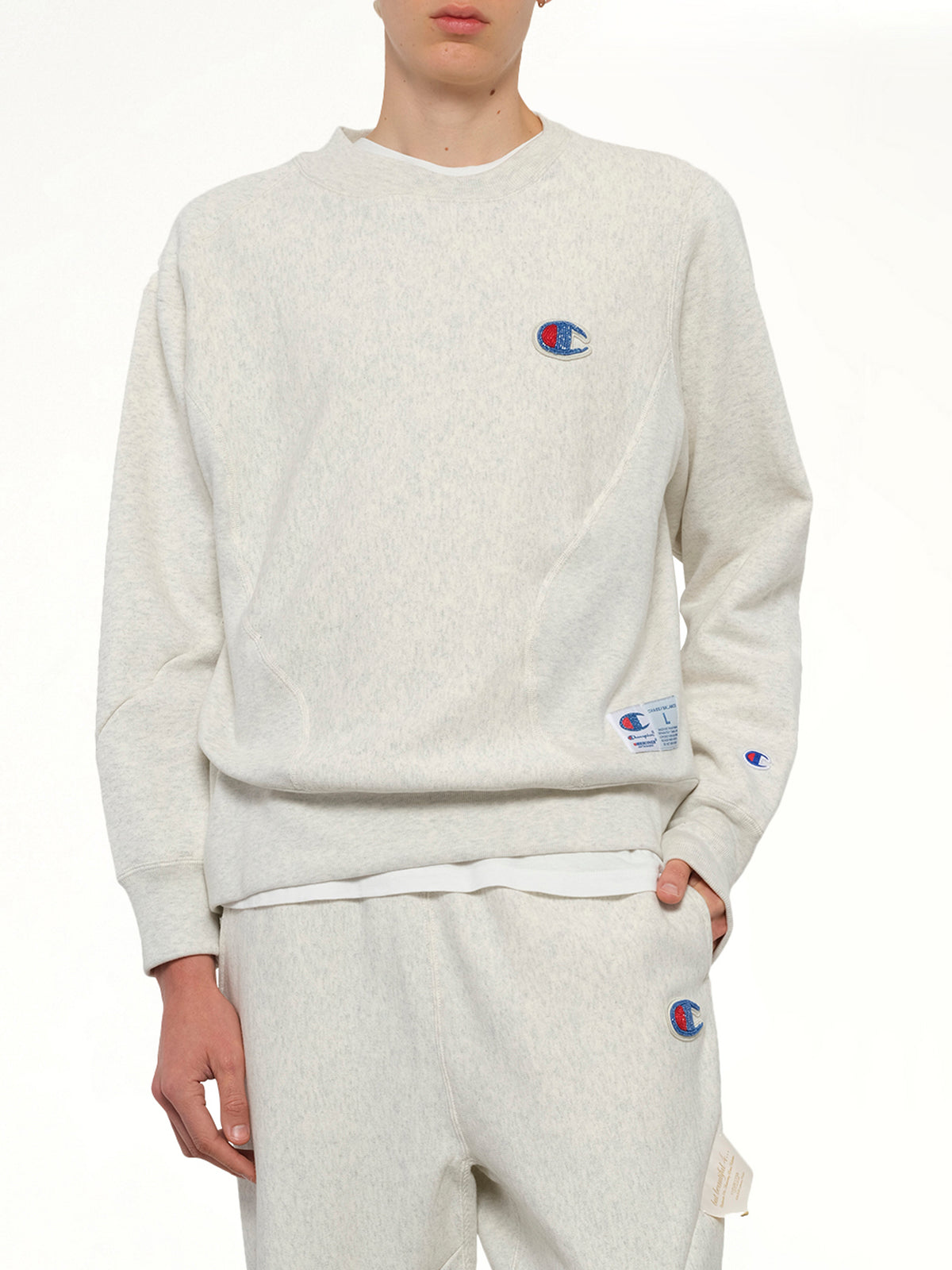 Undercover X Champion Sweatshirt in Oatmeal