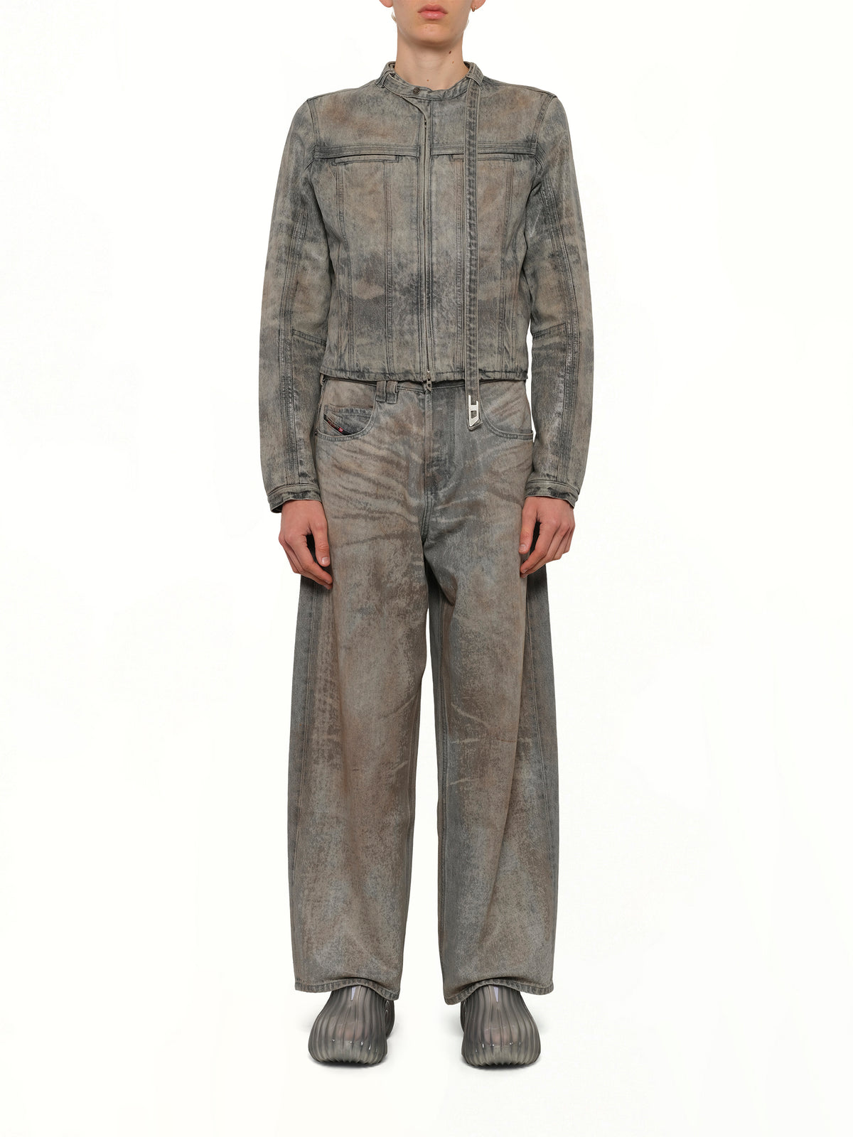 D-VULMAR-FSI Denim Jacket in Dirty Wash