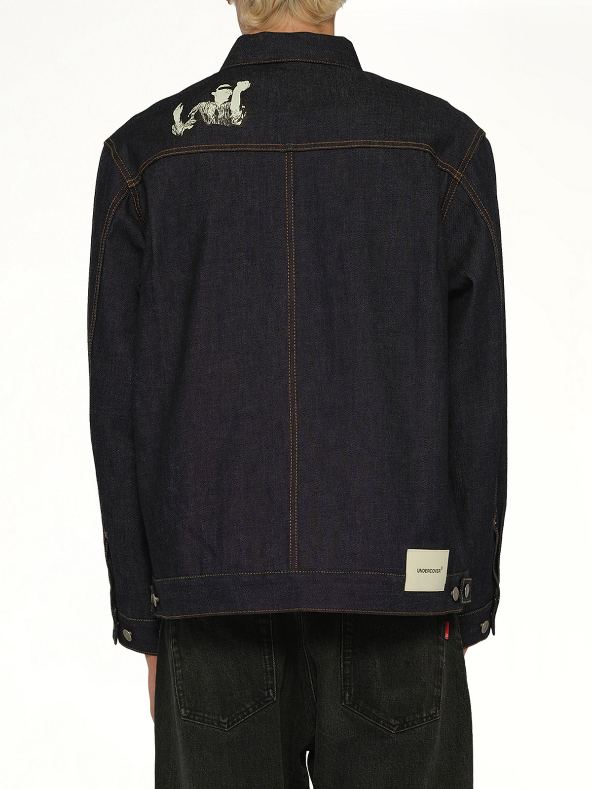 Mind Parasite Denim Jacket in Indigo