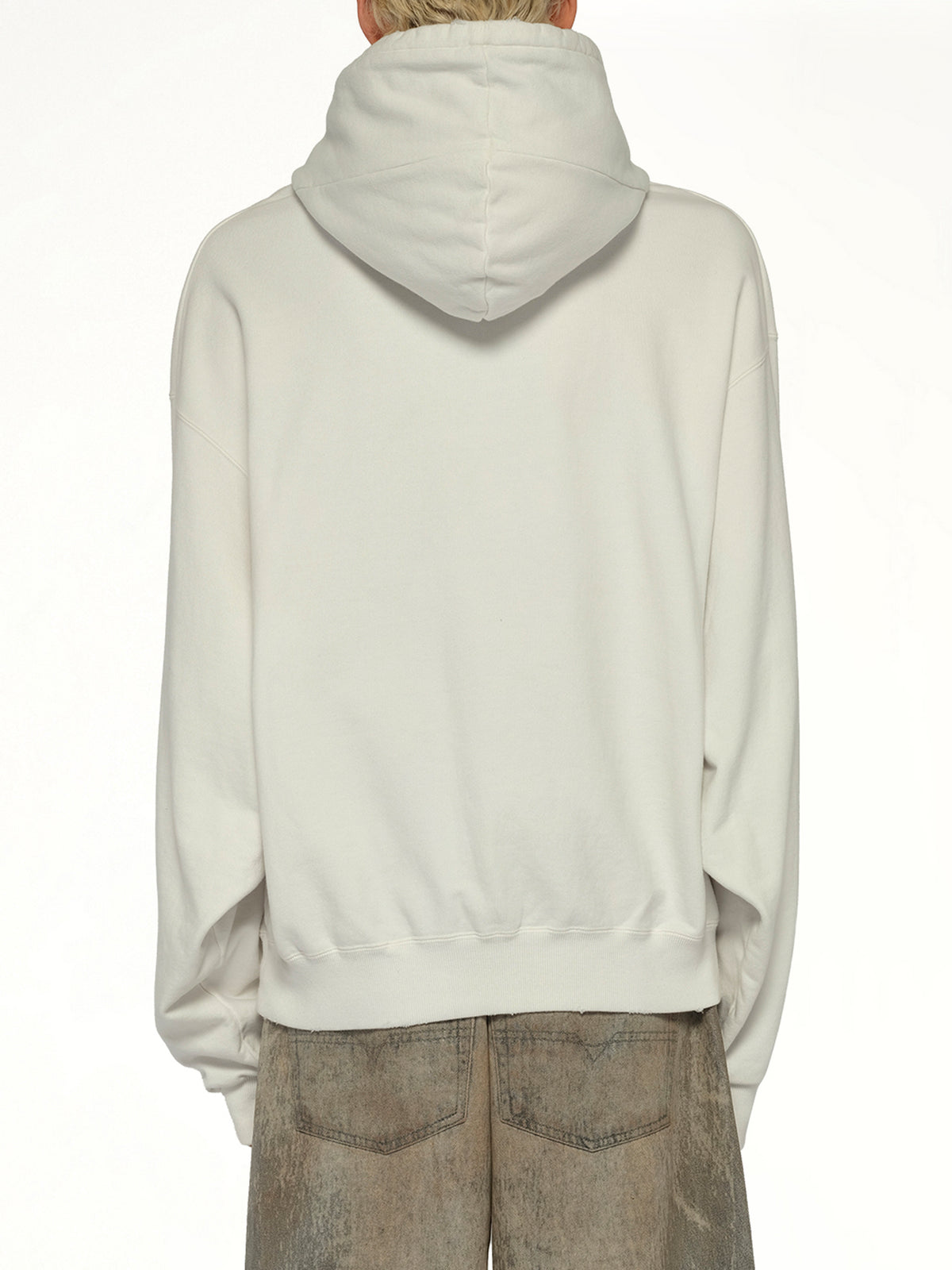 Farmes Magazine Cover Hoodie in White