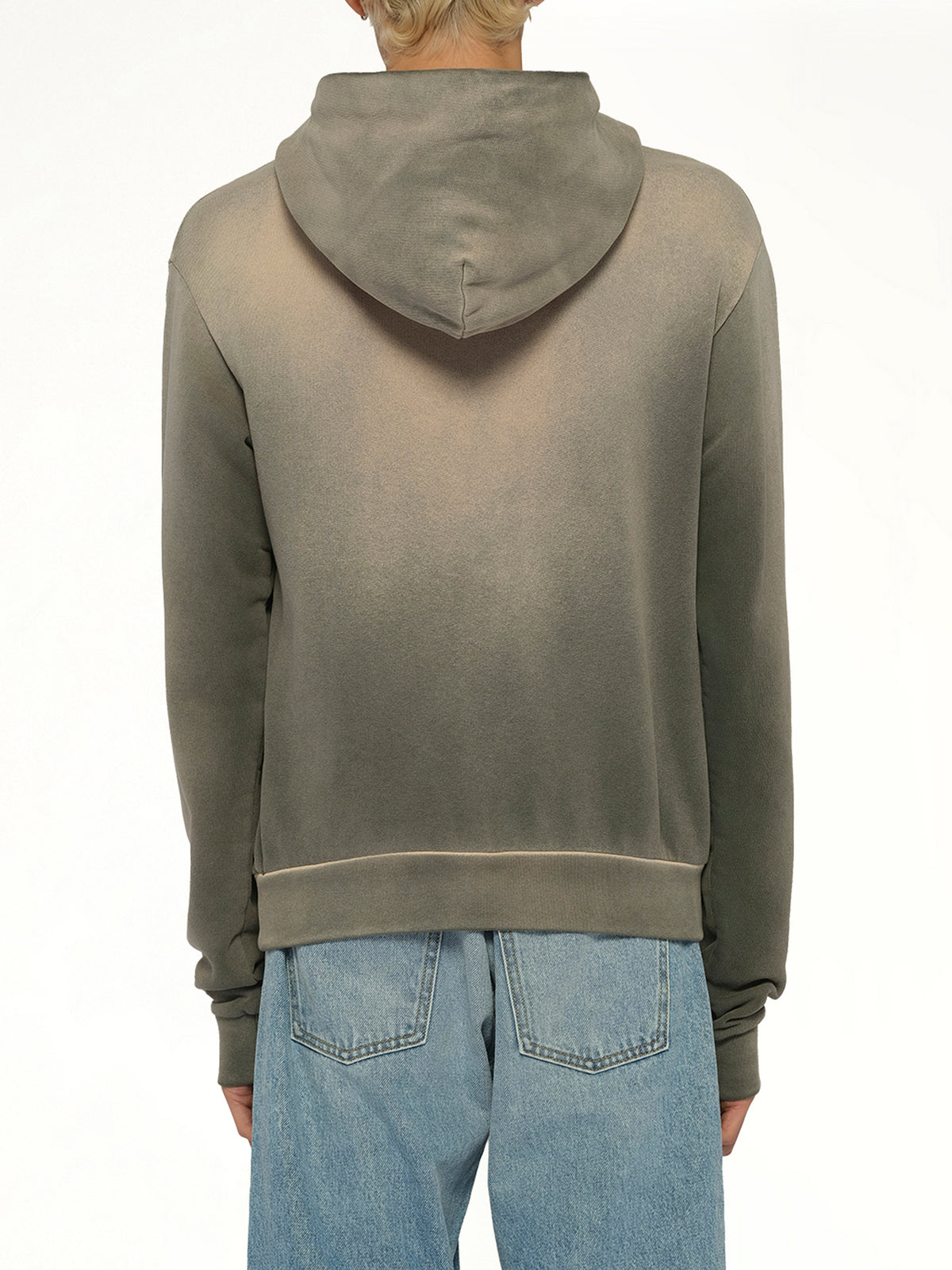 Overdyed Hoodie in Khaki