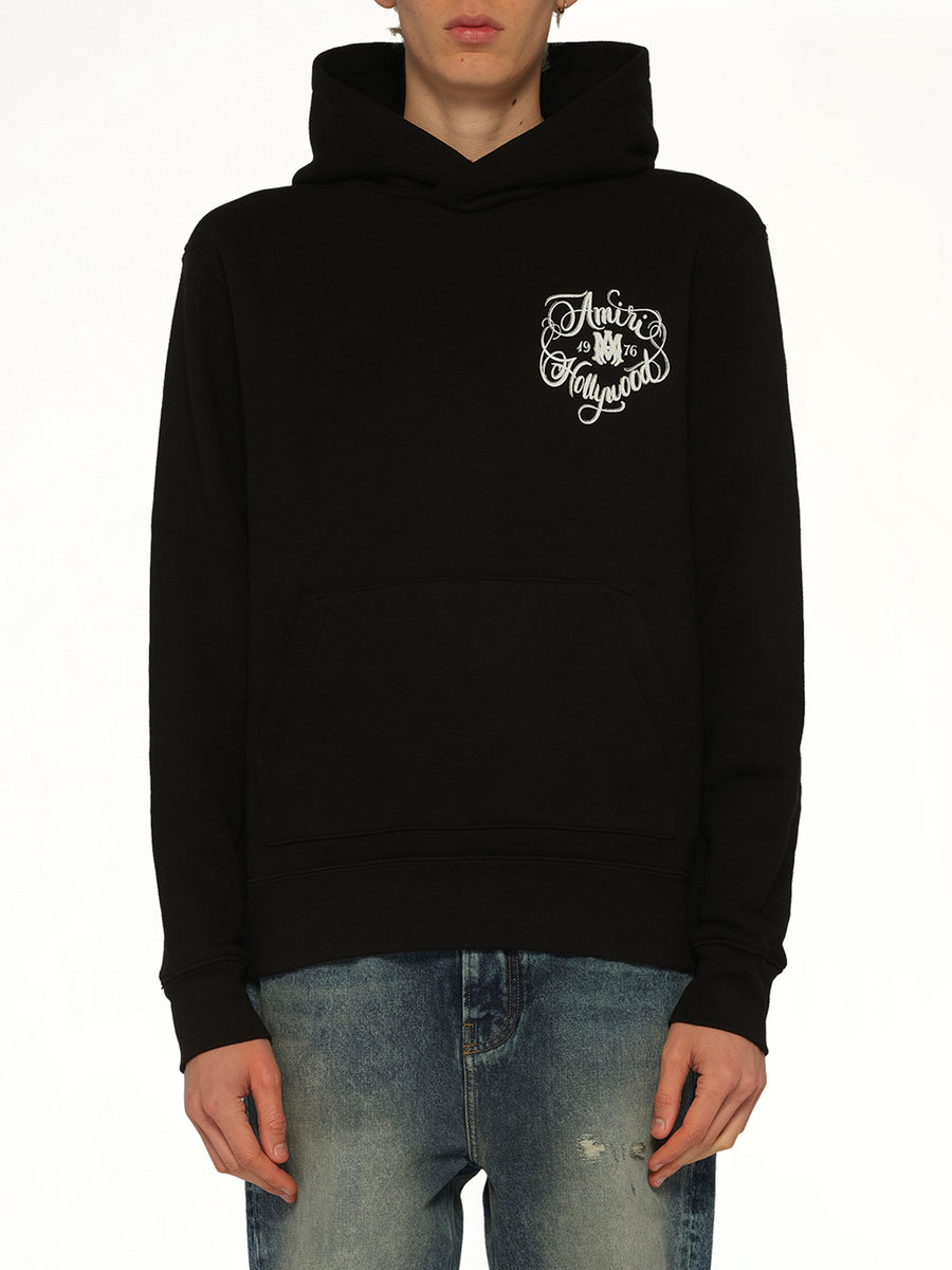 Amiri Hollywood Hoodie in Black