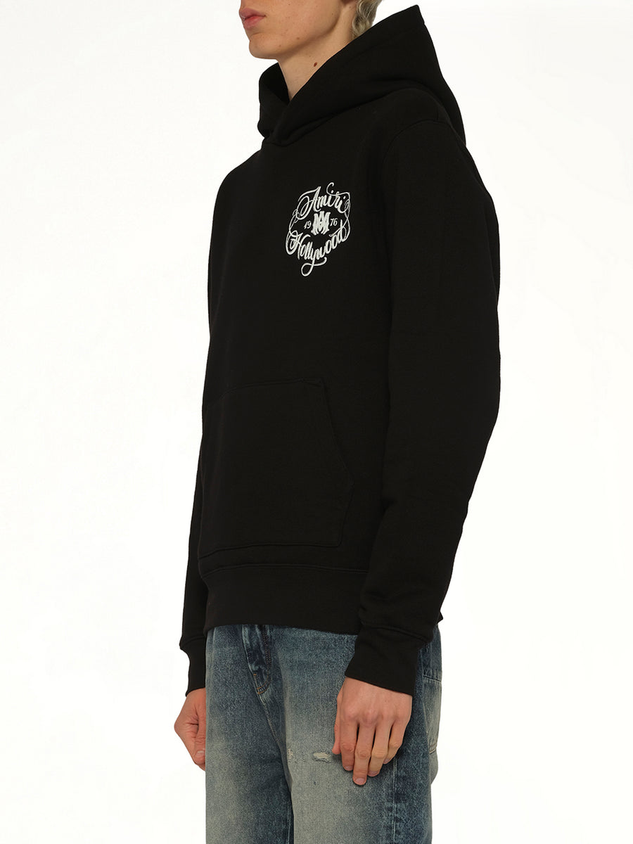 Amiri Hollywood Hoodie in Black