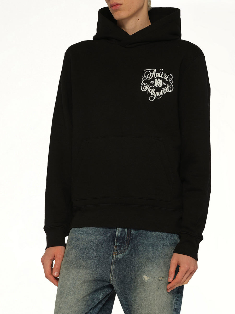 Amiri Hollywood Hoodie in Black