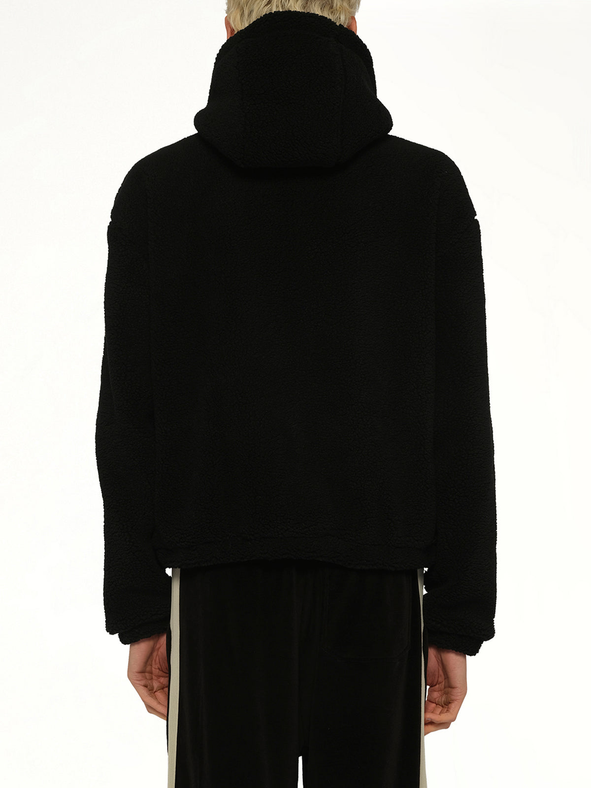 Bones Fleece Zip Hoodie in Black