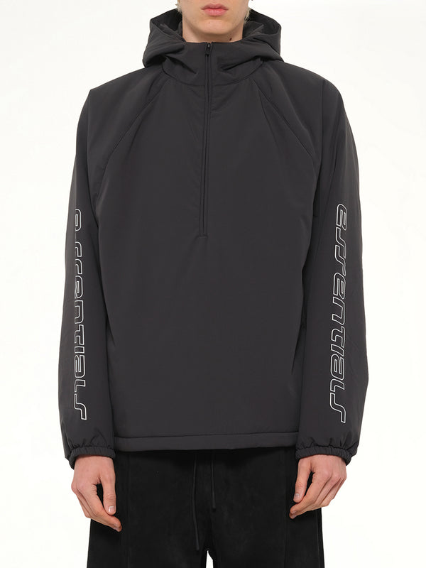 Half Zip Anorak in Vintage Black