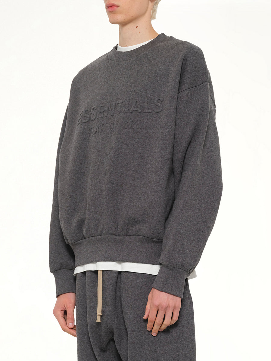 Classic Crewneck Sweatshirt in Charcoal Heather